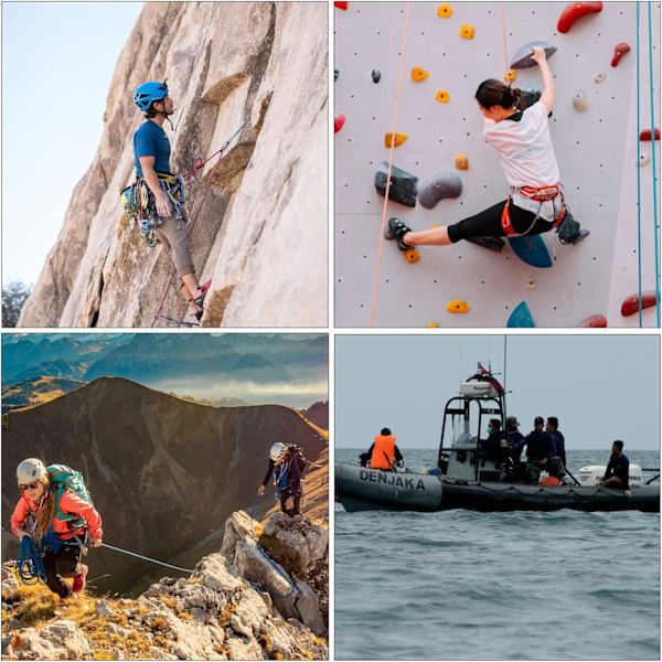Fallskyddsutrustning Rappelling Enhet 35kN Aluminium Nedfällningsdon Figur 8 Utomhus Klättring Nedfällningsdon