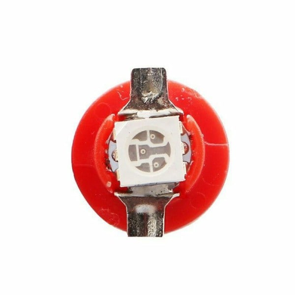 10x T5 B8.5D 5050 SMD Auton kojelaudan mittariston LED-valot Punaiset lisätarvikkeet