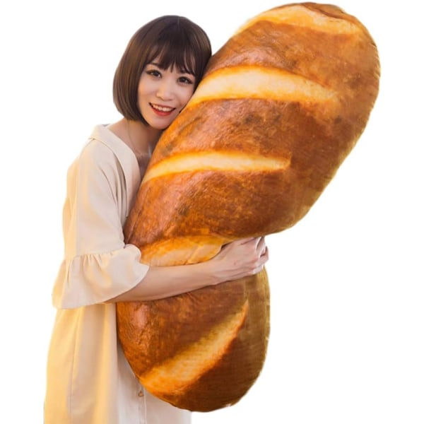 3D Realistisk Bröd Plysch Kudde, Mjukt Smör Toast Bröd Mat Kudde Svankkudde Fylld Leksak