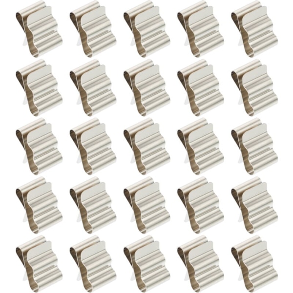 50 solpanelkabelclips i 301 rustfrit stål - Kompatible med solpaneler til biler