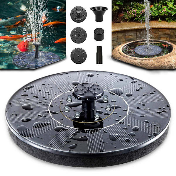 Erityisesti suunniteltu ripustettaviin ulkouima-altaisiin, pihan vesivirta-maisemaan kelluviin värikkäisiin aurinkolähteisiin Square fountain 11*11cm