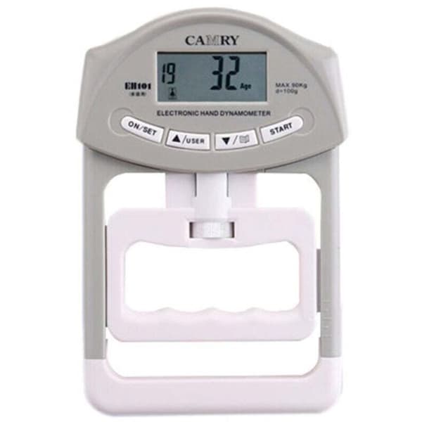 Camry Digital Gripstyrkemätare Dynamometer Auto-Registrering 90 kg/200 lbs