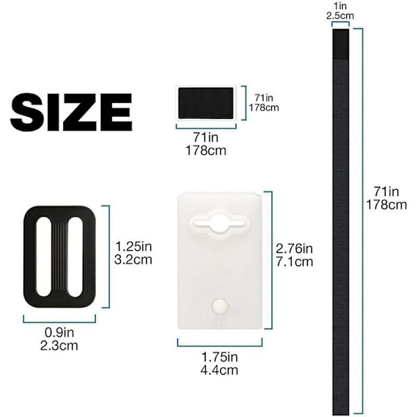 Pieces Pool Cover Reel Stropper og Clips til Ruller Pool Solar Cover Reel til Nedgravet Pool Reel Solar Tube..