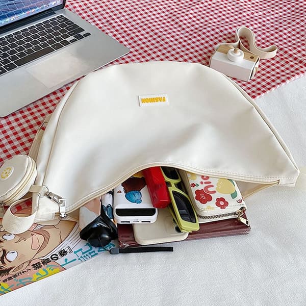 Dame Crossbody Tasker, Skuldertasker til Daglig Brug white