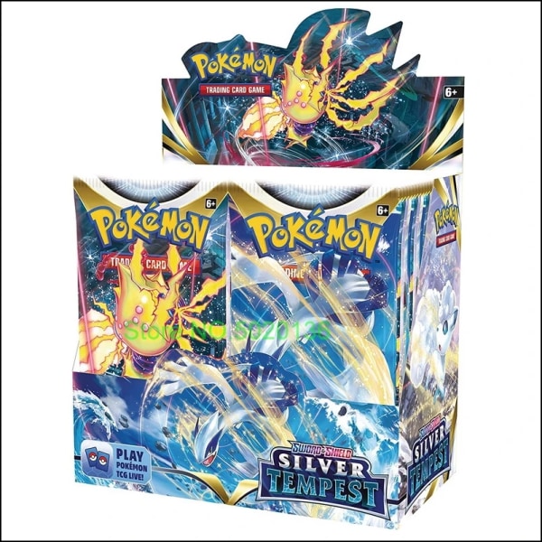 Pokemones-kort TCG: XY Evolutions forseglet boosterboks Silver Tempest