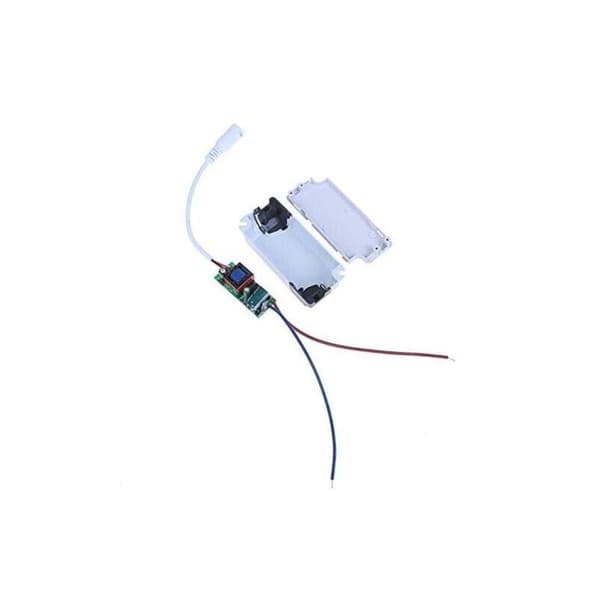 2x LED Driver 4-7W, Kompatibel med LED loftslamper, Strømforsyning til LED paneler, DC-stik