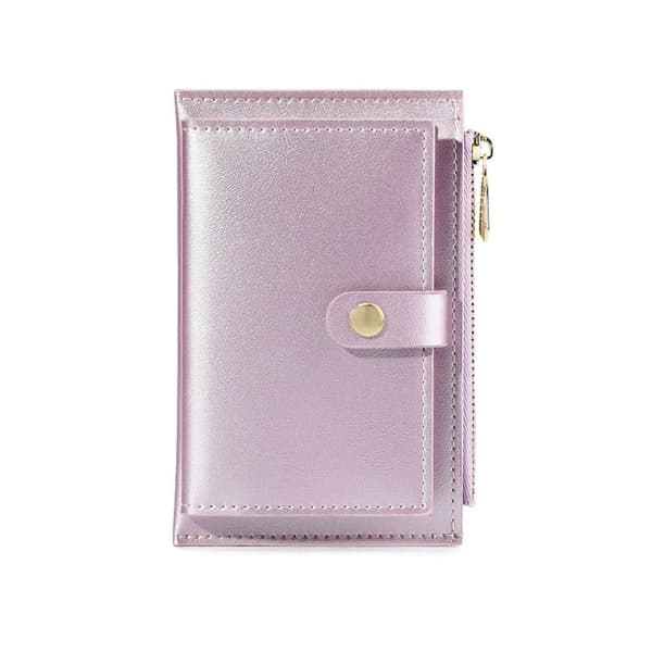 Dam Läderplånbok Multi Kortfack Myntficka Kort Modell purple