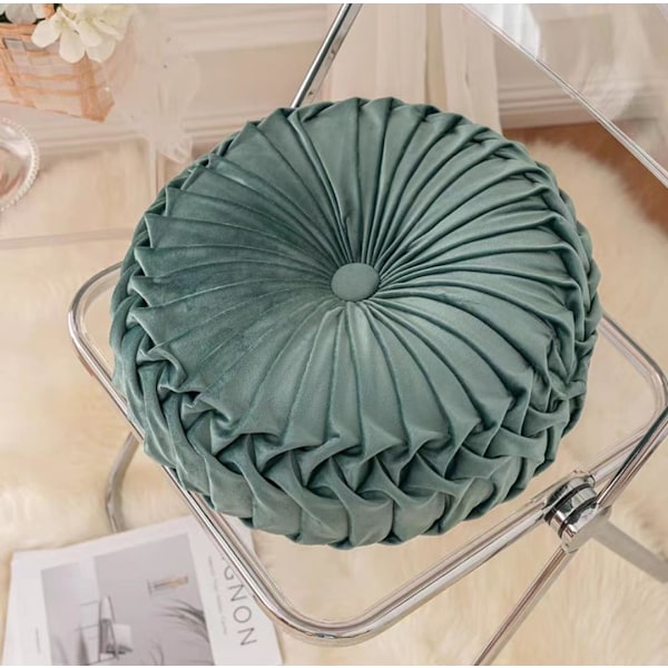 ins pumpa kudde runt kudde sittkudde midjekudde vardagsrum soffa homestay veckad hjul futon kudde Red Bean Paste 35*35cm