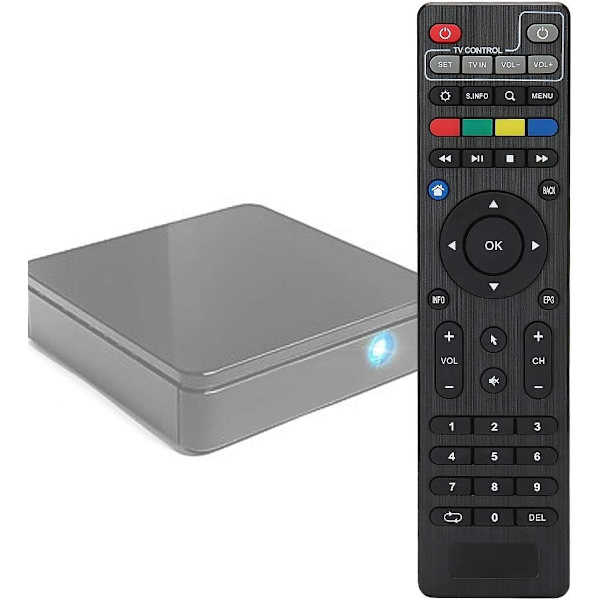 Tvip-kaukosäädin Tvip-kaukosäädin Abs Musta Tv TV-digiboksi Fjärrkontroll för Tvip412 Tvip415 Tvip605 Tvips300-Xin