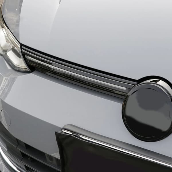 For Golf 8 MK8 2020 2021 Gloss Sort Bil Støtfanger Grill Dekor Stripe Deksel