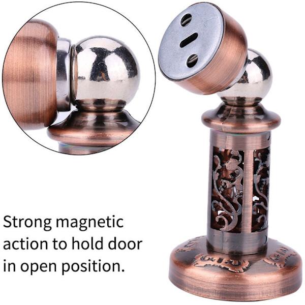 Magnetisk dørstopper i rustfrit stål, antik bronze finish