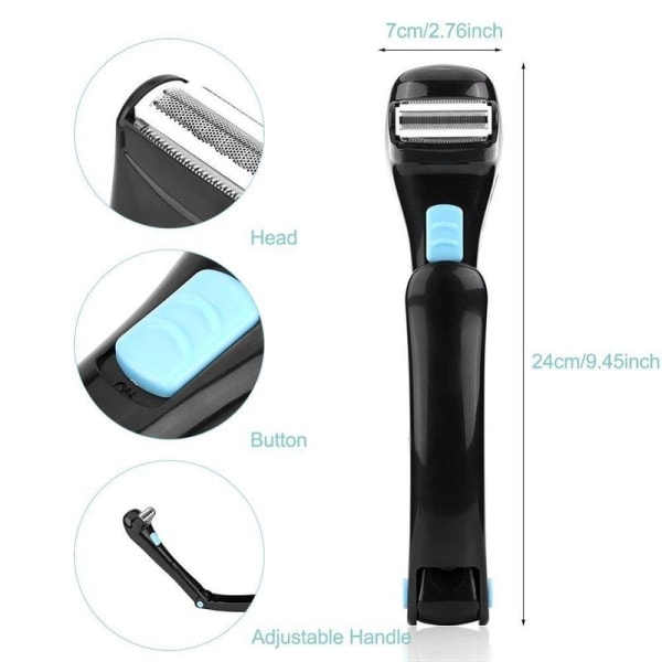 Ryggtrimmer - Elektrisk trimmer, sladdlös design