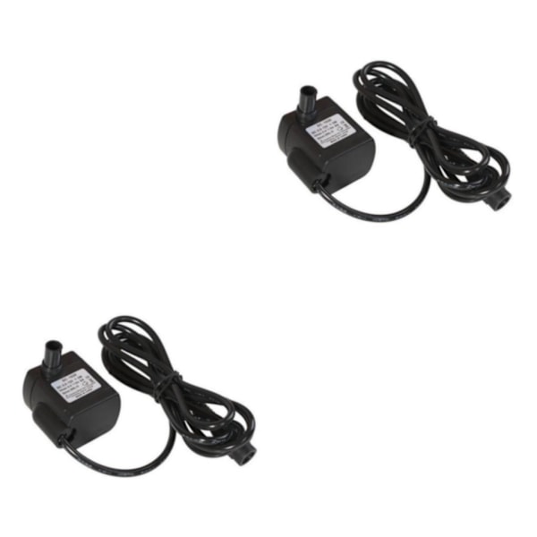1/2/3/5 Plast Super Stille Solcelledrevet Fontene Pumpe for Akvarier DC24V 2Set