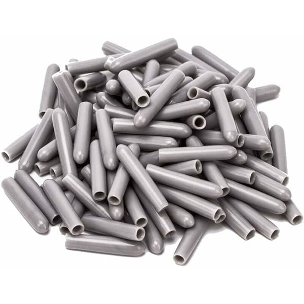 120 st diskmaskinskorg PVC skyddskåpor grå 3mm innerdiameter