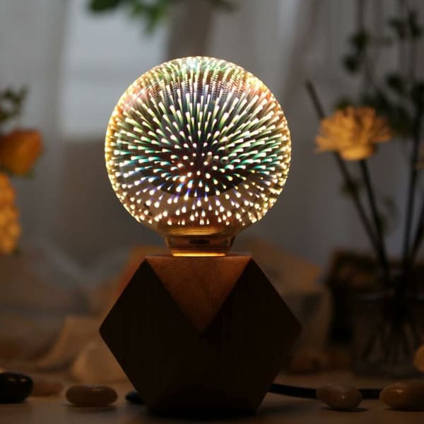 3D-ilotulitus LED-lamppu Edison G95 4W E27 joulukoriste