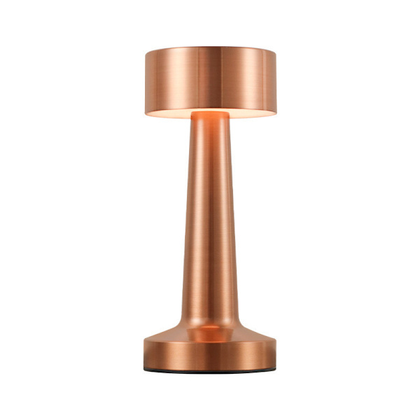 Retro barbordlampe skrivebords nattlys lading utendørs musikk restaurant bordlampe atmosfærelys A Copper