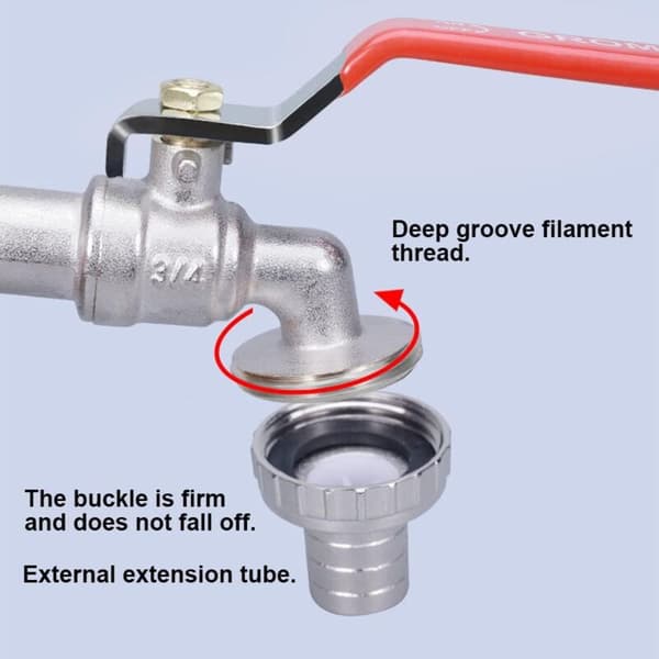 IBC Tank Adapter 1/2 Tomme Gevindforbindelse, 1000L Tankhane, Regnvandsopsamler, Haneudløbsforbindelse, Ventilhane, Havevandslangefittings