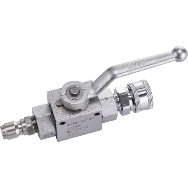 Tool Daily Kuglehane-sæt til højtryksrenser, 3/8\" Quick Connect til højtryksrenser slange, 4500 PSI