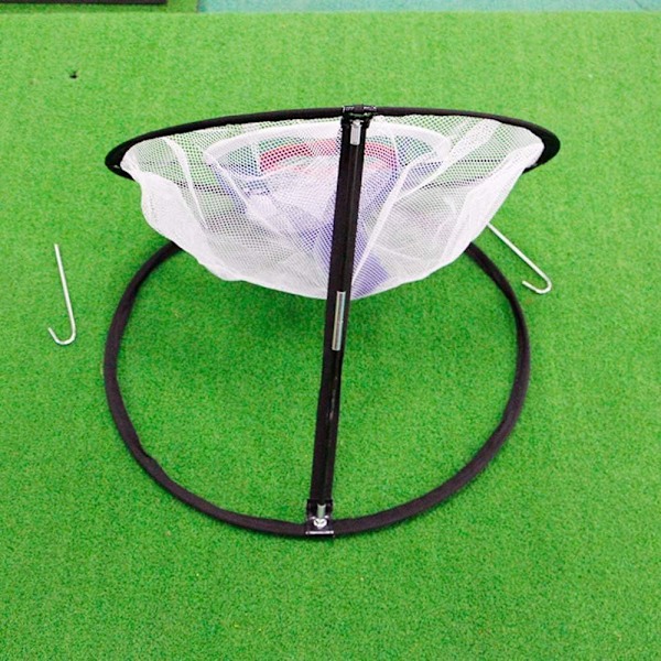 Bärbar pop-up golfnät med chipping golf träningsnät golf träningsnät