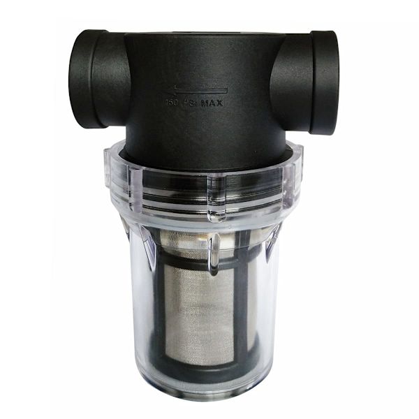 3/4\" NPT in-line sil hona. Sedimentfilter for hageslange