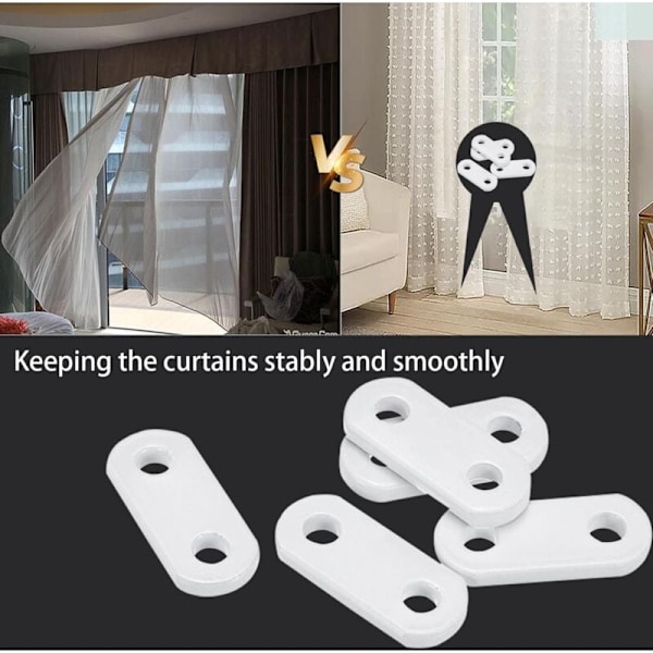 Tyngder för Gardiner 8 st, 28 g vardera - Perfekt för Draperier, Duschdraperier, Dukar