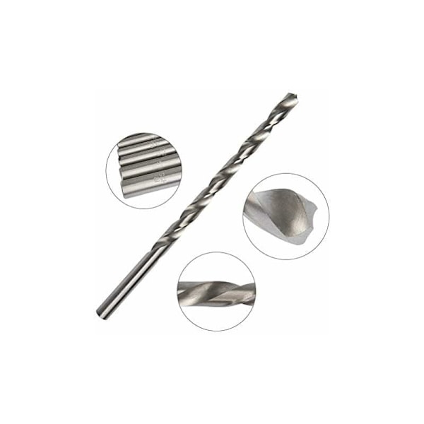 Ekstra langt spiralbor, HSS spiralbor længde 160 mm Boreværktøj til træ, metal og stål Spiralbor 3 mm