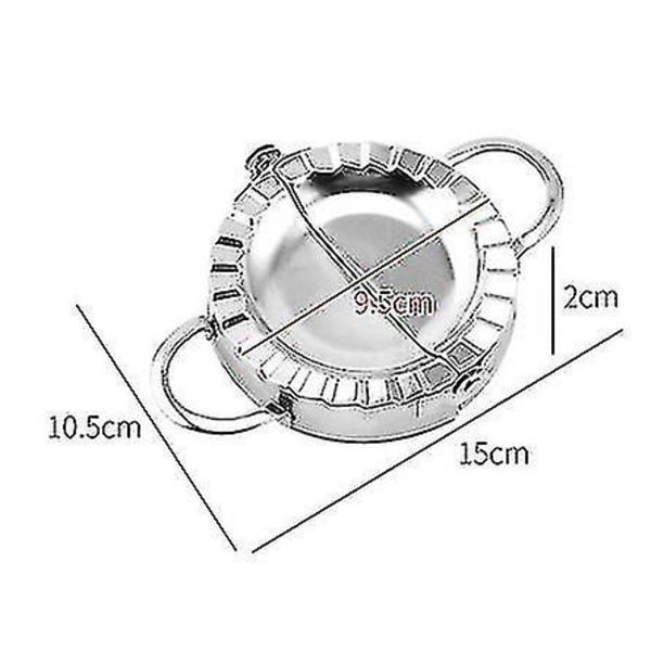 Empanada Maker, 9,4 cm Empanadapress i rostfritt stål, bakverktyg, piroger