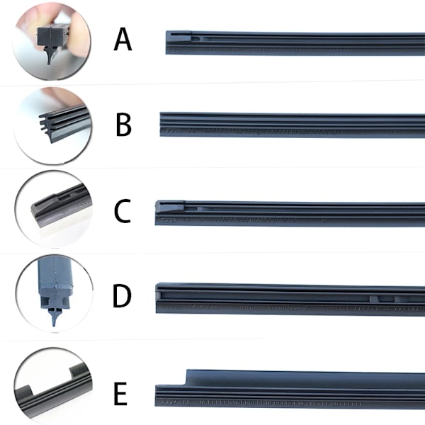 Auton pyyhkimen sulan täyttö kuminauha lisävarusteet citroen c4 lada priora Toyota Camry prius kia optima vesta honda crv clio 4 C-8.5mm leveä