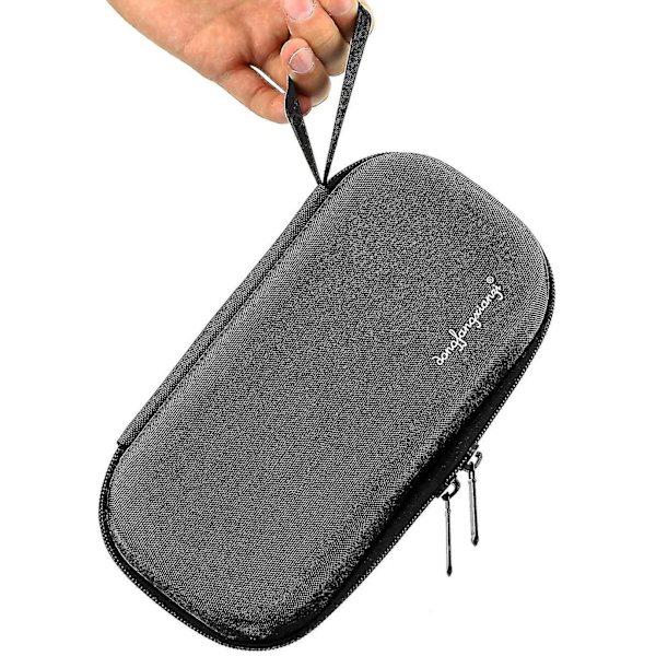 Insulin Cooler Case - Praktisk medicinsk isolerad kylväska för diabetiker med 3 kylpåsar (svart) [kk]