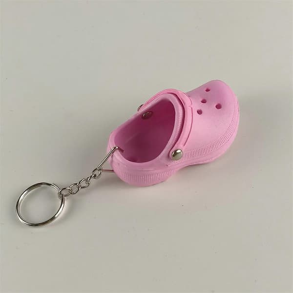 100% uusi, mini Crocs sandaali avaimenperä viehätys avaimenperä avaimenperän pidike avaimenperälahja Red
