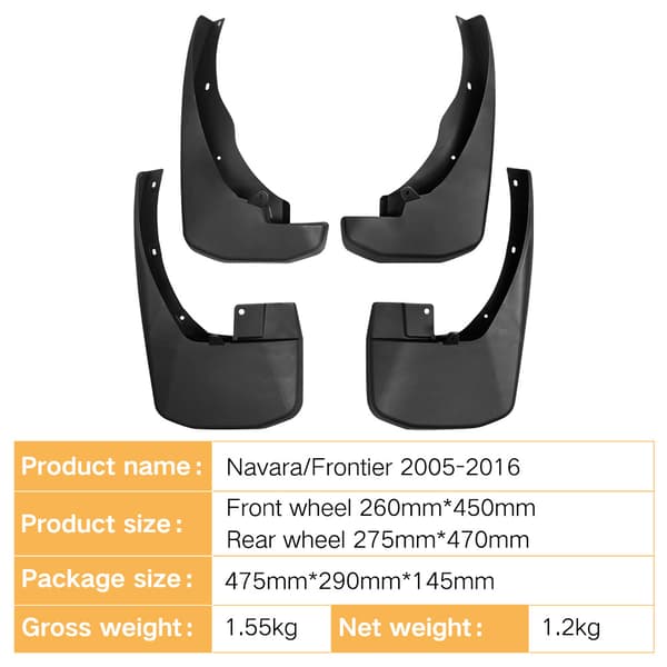 Bilskærm til Nissan 05-16 Navara/Frontier 47*29*14.5cm