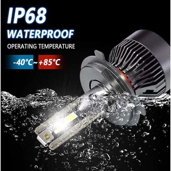 Ampuller H7 LED 30000LM 200W til 24V Biler, 6001K Hvid