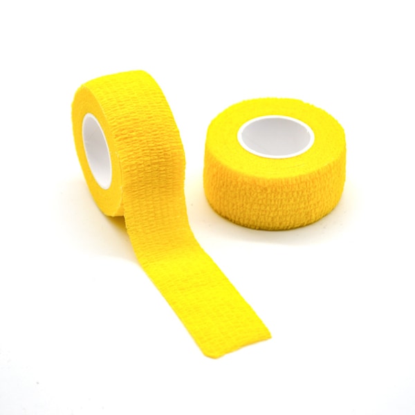 Sormiside, sarvi- ja hankaumissuojus, itseliimautuva, piirretty, käsikirja Lemon Yellow 2.5CM*4M