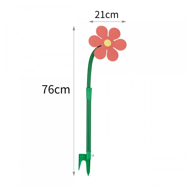 Dansande Daisy Sprinkler, Galna Daisy Sprinkler, Bevattningssprinkler för gräsmatta, Trädgårdsbevattningsverktyg, för trädgård, gräsmatta vit white