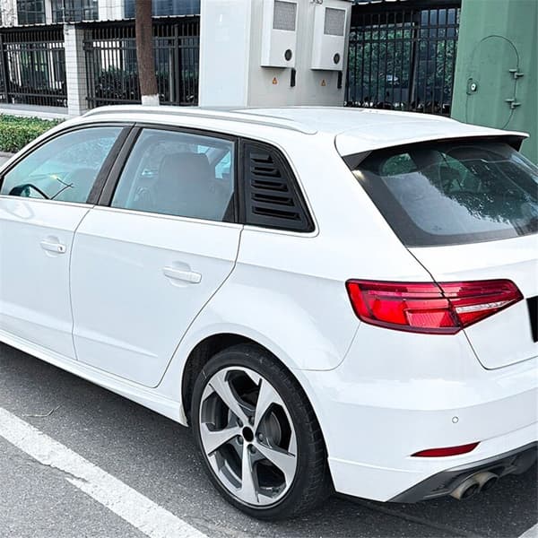 Bil Bagrude Trekant Skodder Trim Beskyttelse Til A3 S3 8V Hatchback 2014-2020 Blank Sort