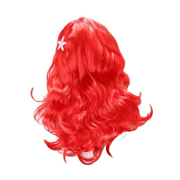 Tyttöjen merenneitoasu-tarvikkeet Mermaid Wig