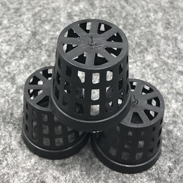 10/30x Akvarieplantepotter Pottesæt Plantning Tropiske Fisk Ta sort1 one-size 30stk
