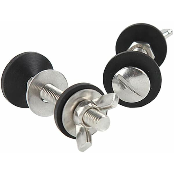 Toilet bolt kit rustfrit stål 2 stk universal nem installation