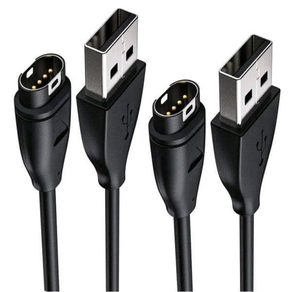 Garmin-klokker lader hurtiglader universell 2 stk. svart 2 stk. 2 stk. 2 Pcs
