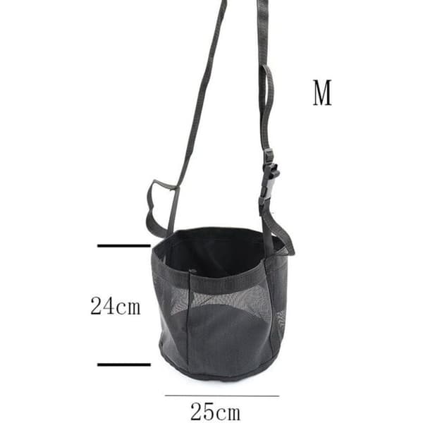 Høposer til heste, 2 stk., nylon, åndbart mesh med justerbare stropper
