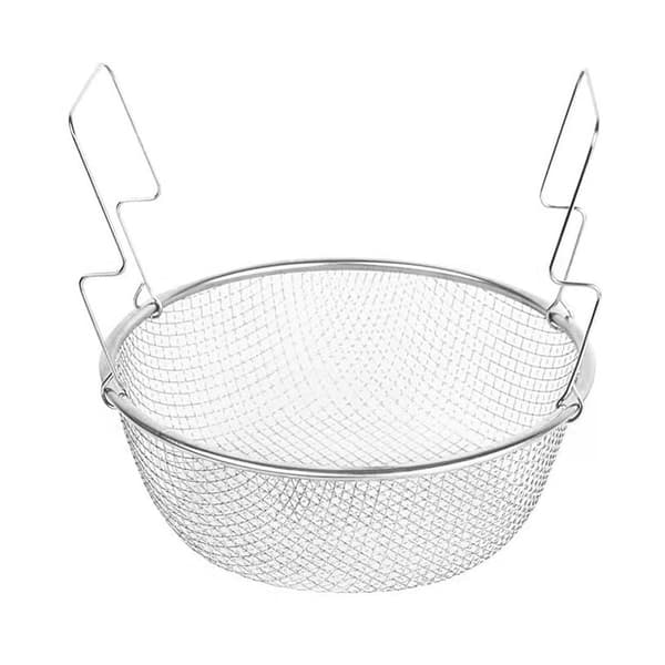 Friturekurv i rustfrit stål 22 cm - Kompatibel med frituregryder
