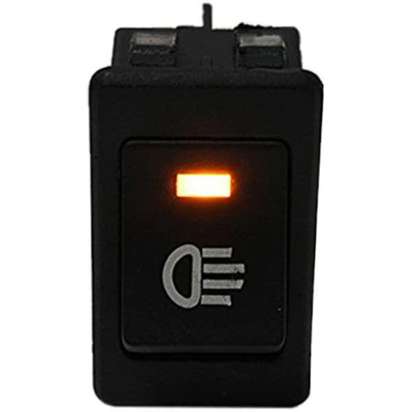 12V Universal Tåkelys Vippebryter LED Lampe for Bil - Gul