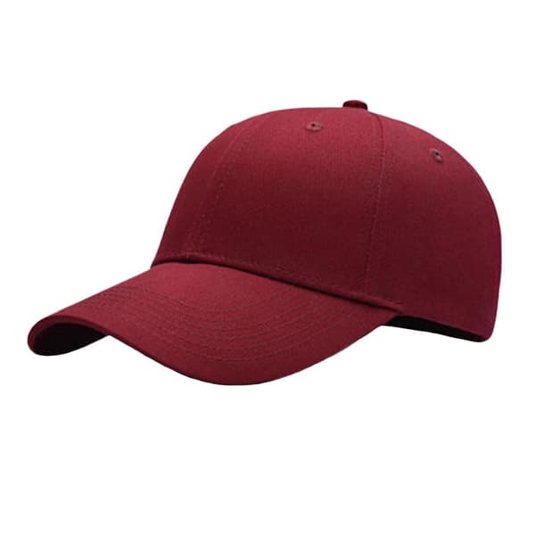 Ensfarget caps - Ulike farger Dark red Dark red