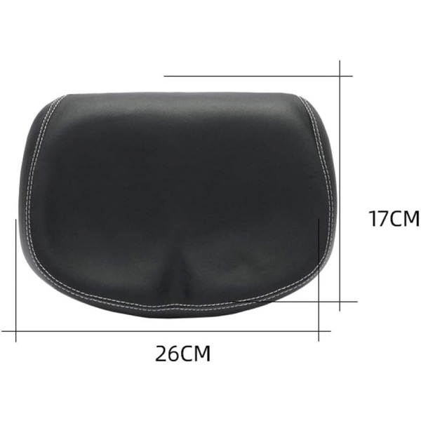 Näsfri bekväm bred cykelsadel med vadderad Memory Foam kudde för de flesta cyklar