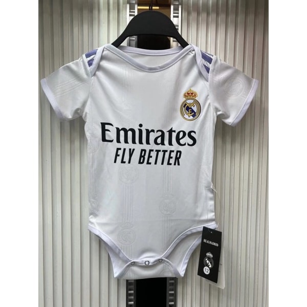 Baby Argentina Kolo baby BB Boilersuit Real Madrid Home 6-12 kuukautta Real Madrid Home 6-12months