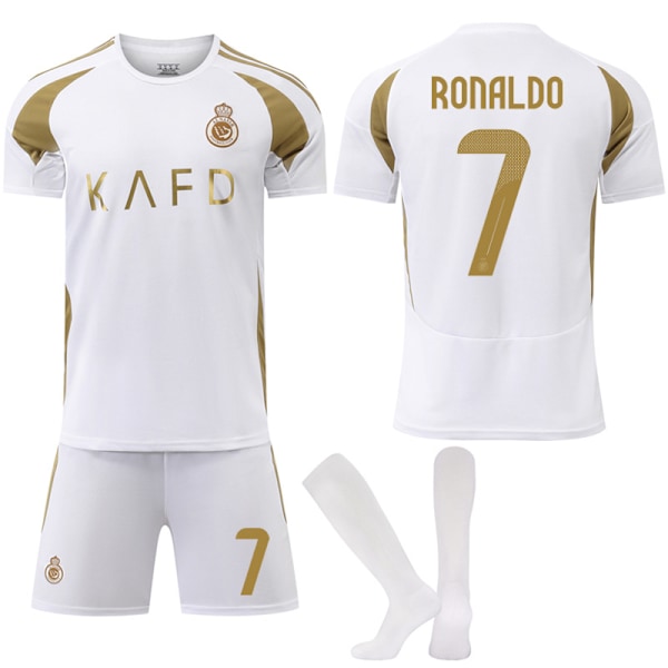 Al-nassr fc fotbollströja 2024-2025 ronaldo nr.7 blå 26