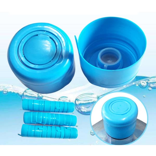 5 Återanvändbara Plastlock för 3/5 Gallon Vattendispenser, Tjocka och Hållbara