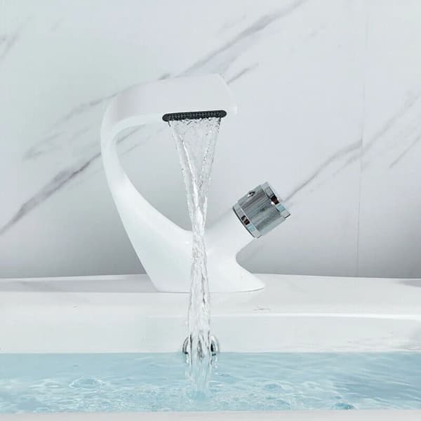 Ettgreps servantbatteri Cascade med kromfinish