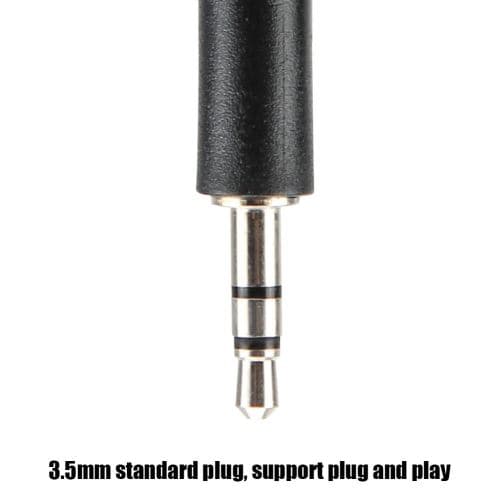 Mini-mikrofon 3,5 mm Jack Fleksibel 3 stk