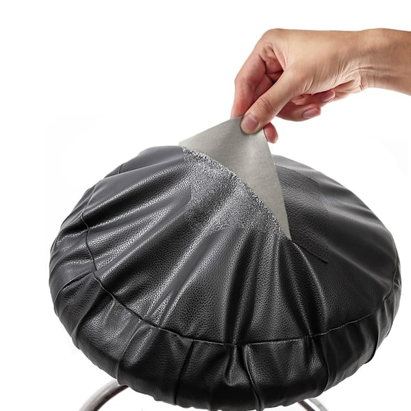 Lærreparasjon Selvklebende kunstlærlapp Svart Black